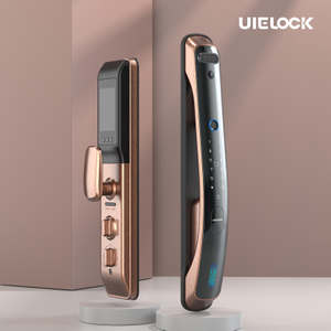 बायोमेट्रिक कैमरे के साथ QA50 Tuya Wifi 3D फेस डिजिटल इलेक्ट्रॉनिक स्मार्ट डोर लॉक 