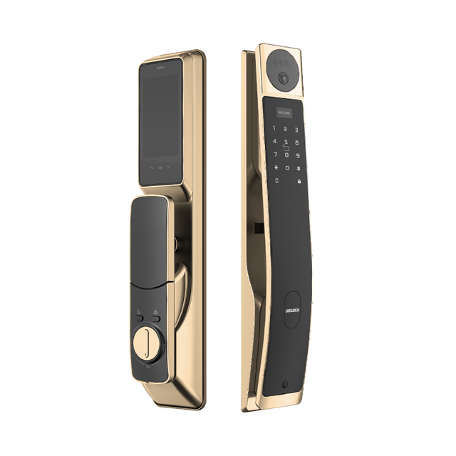 QB80 3d face smart lock עם וריד אצבע או טביעת אצבע
