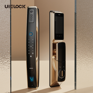 QB70 3D -gesigsherkenning Slim slot met vingerafdruk vir hoofdeur